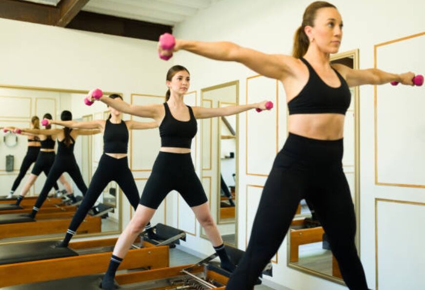 A boutique fitness studio specialized in pilates small group classes.