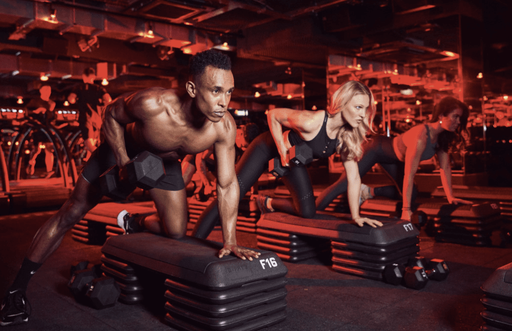 Group fitness classes at Barry’s Bootcamp and their specific colors. Source: boringbusinessnerd.com